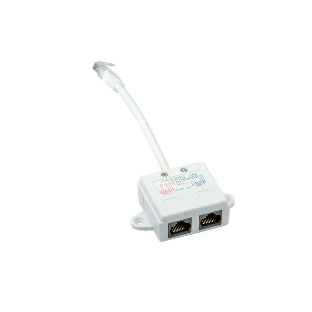 Valore VALUE Adattatore a T Cat.5e, non schermato, bianco
