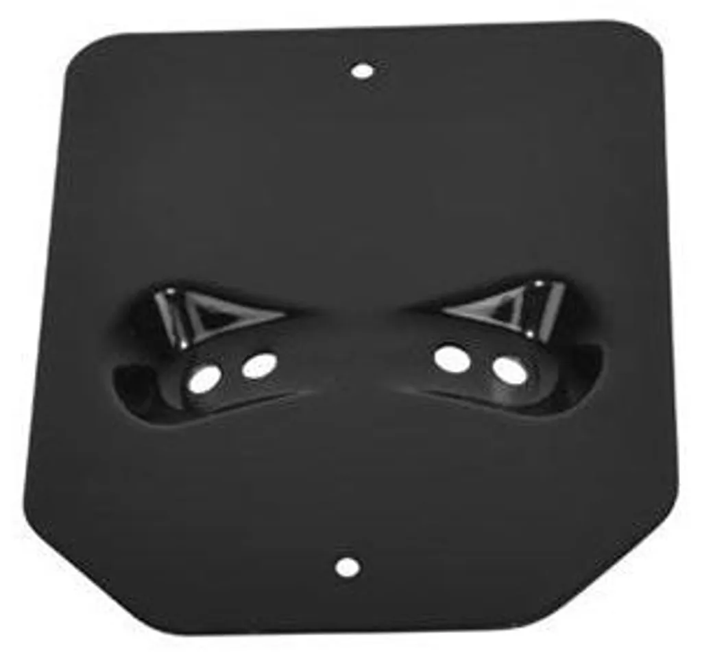 Support plaque Tomos noir pour remplacement ou restauration de mobylette