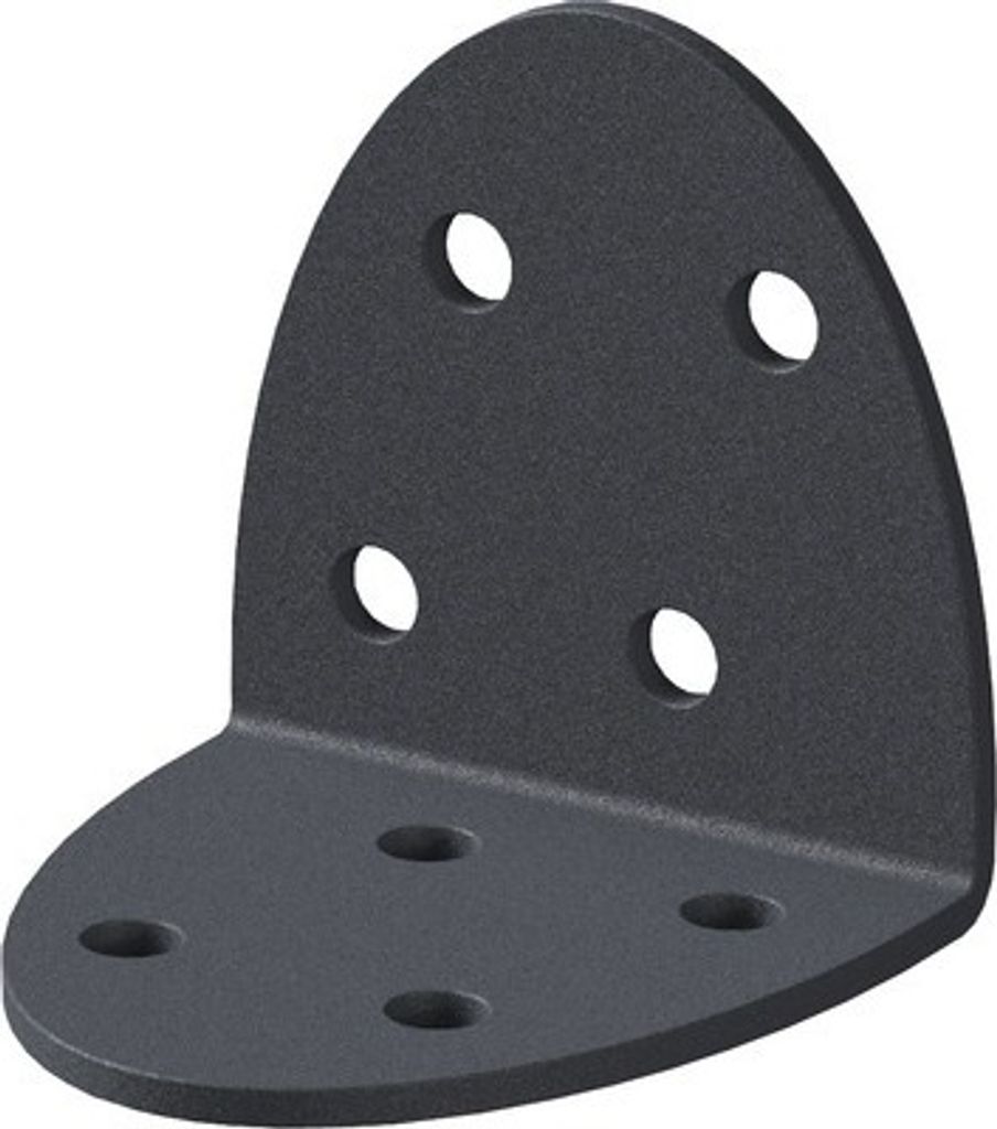 Winkelverbinder Ovado 50x50x40 mm grau 1 Stück Produktbild 