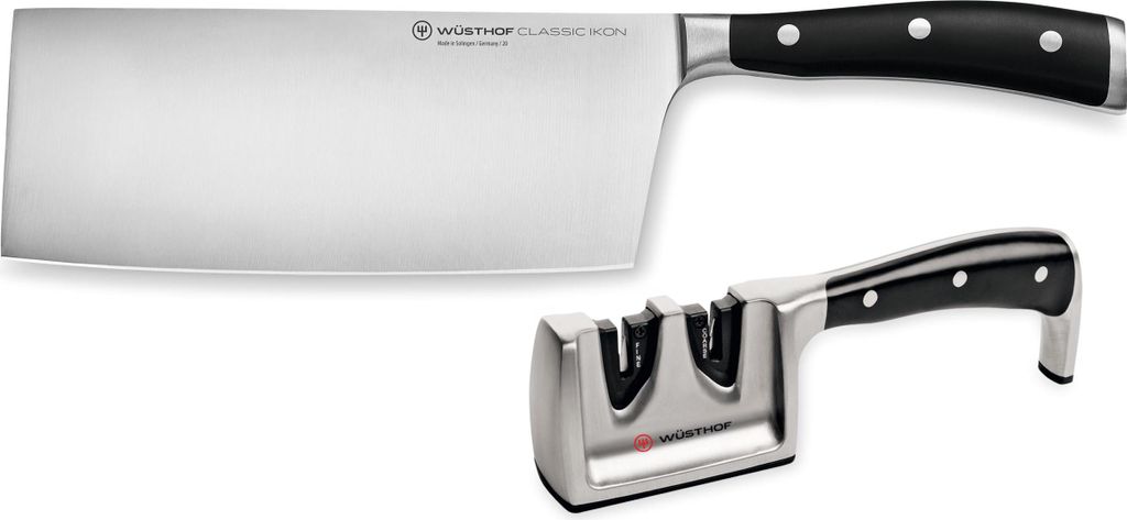 Wusthof Kochmesser und Schleiferset Classic Ikon 2-teilig