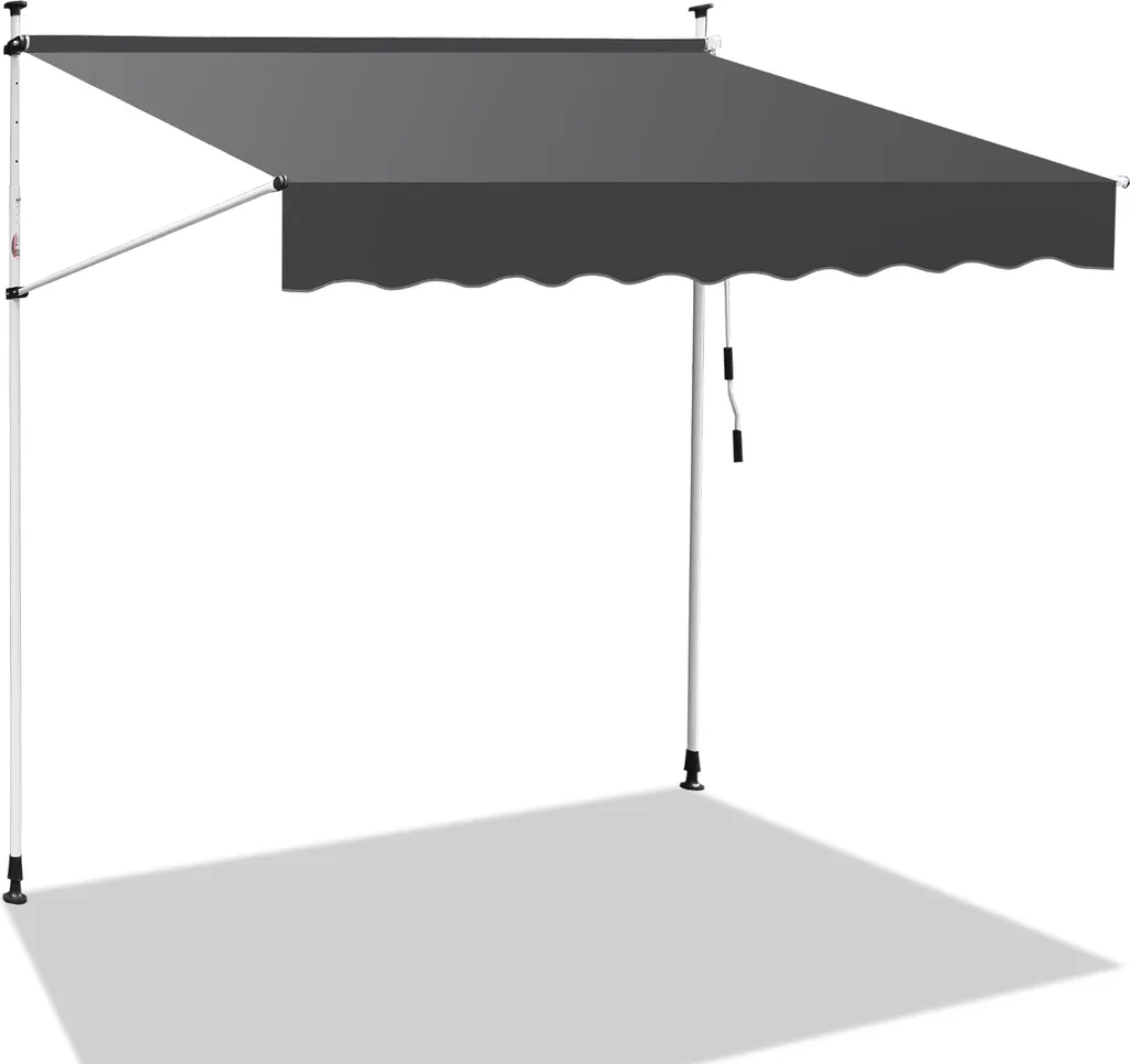 Tenda Balcone TolleTour 400cm Grigio | Ombra Subito Senza Buchi