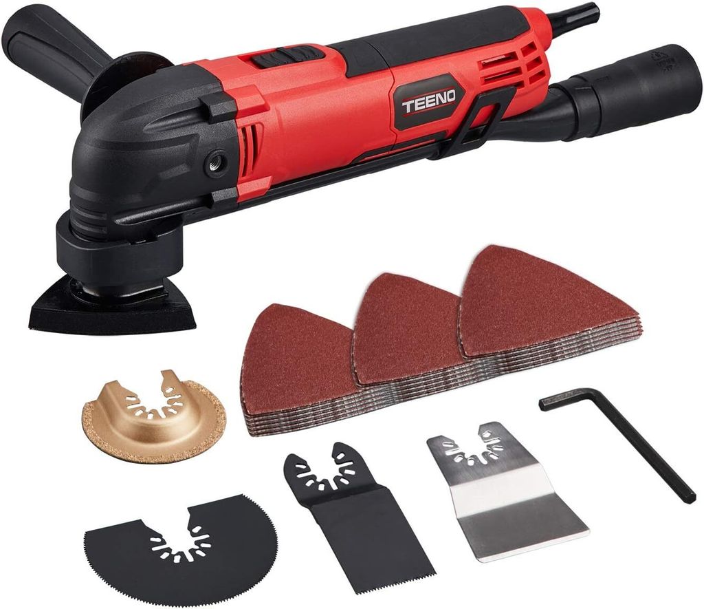 TEENO Outil oscillant 300W, avec 11 accessoires, Image du produit 