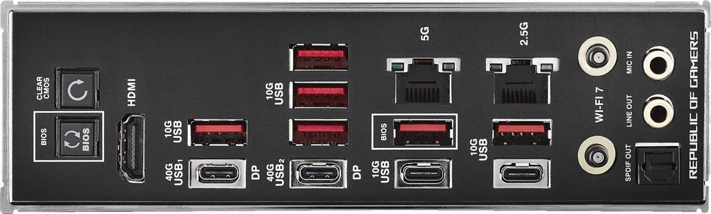 ASUS ROG CROSSHAIR X870E HERO AMD X870E Sockel AM5 ATX Produktbild 10