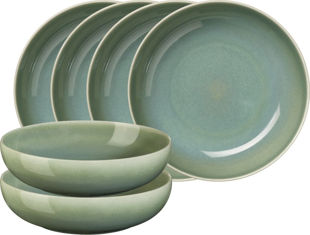 ASA SAISONS Pastateller agave 21 cm Set6