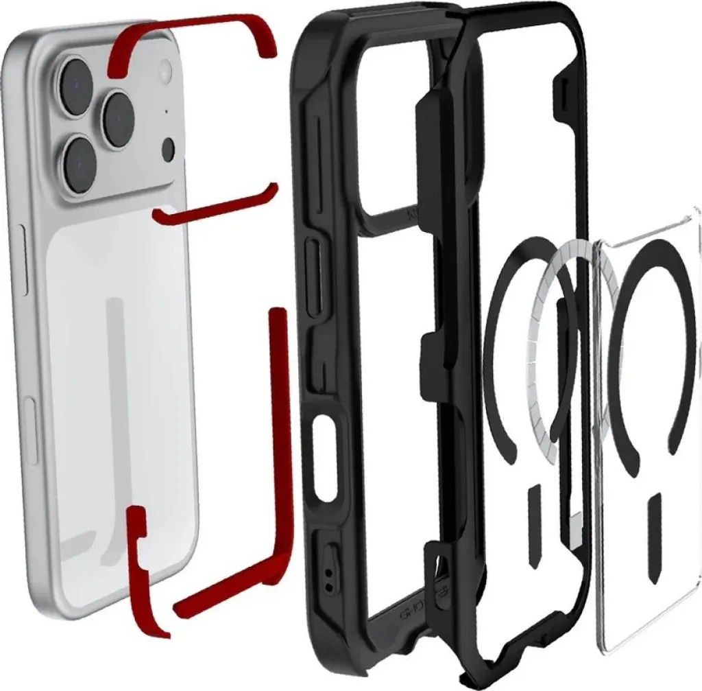 Coque de protection iPhone 17 Pro Ghostek Atomic Slim Magsafe Noire - 5