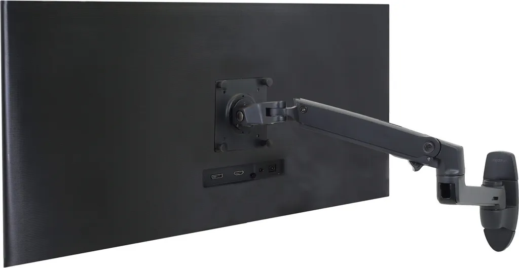 Support Écran Mural Réglable en Hauteur Ergotron LX Noir Mat jusqu'à 34"