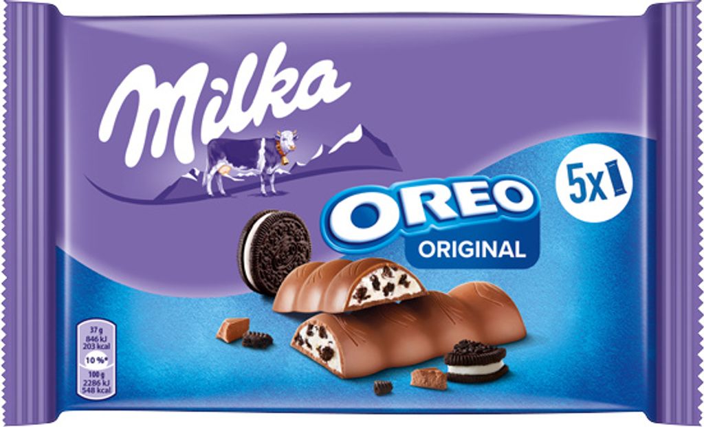 Milka Oreo Original Bar 5x37g Zdjęcie produktu 