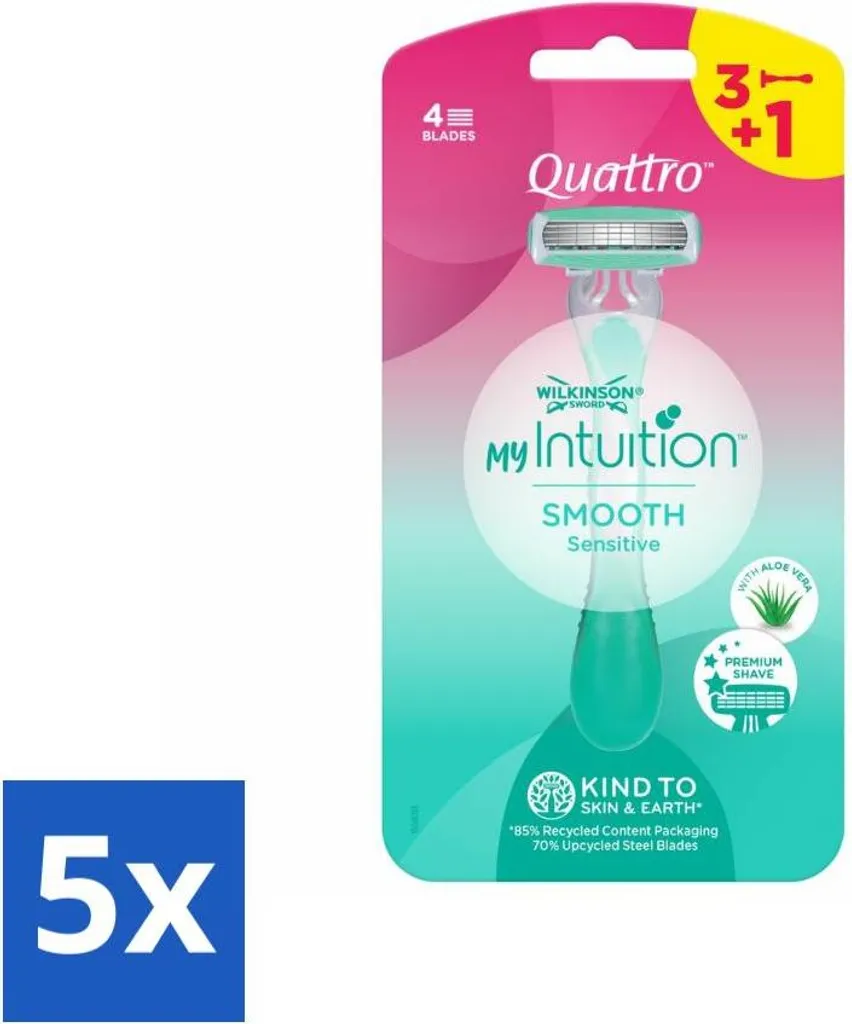 Rasoio Wilkinson Quattro Donna 4 Lame - Pelle Liscia Senza Irritazioni