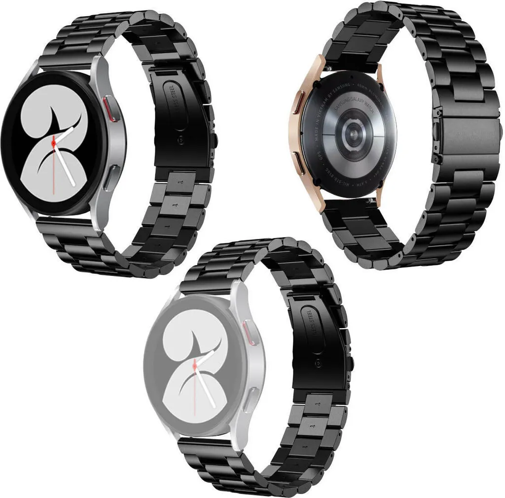 Per Samsung Galaxy Watch 6 5 4 Normal Pro Classic tutte le dimensioni Deluxe bracciale in acciaio