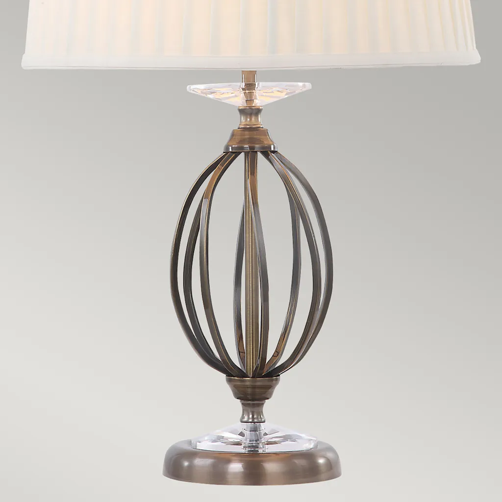 Lampe de table Aegean Elstead en laiton classique avec douille E27 60W - 5