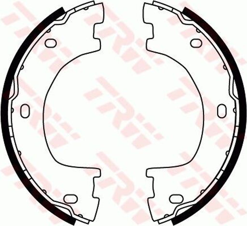 Trw Bremsbackensatz, Feststellbremse Hinterachse GS8777