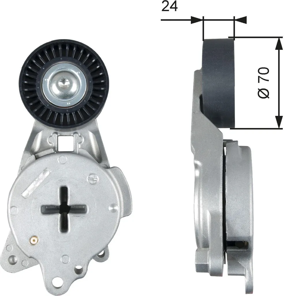 Galet tendeur de courroie pour Toyota Yaris et Urban Cruiser T39268