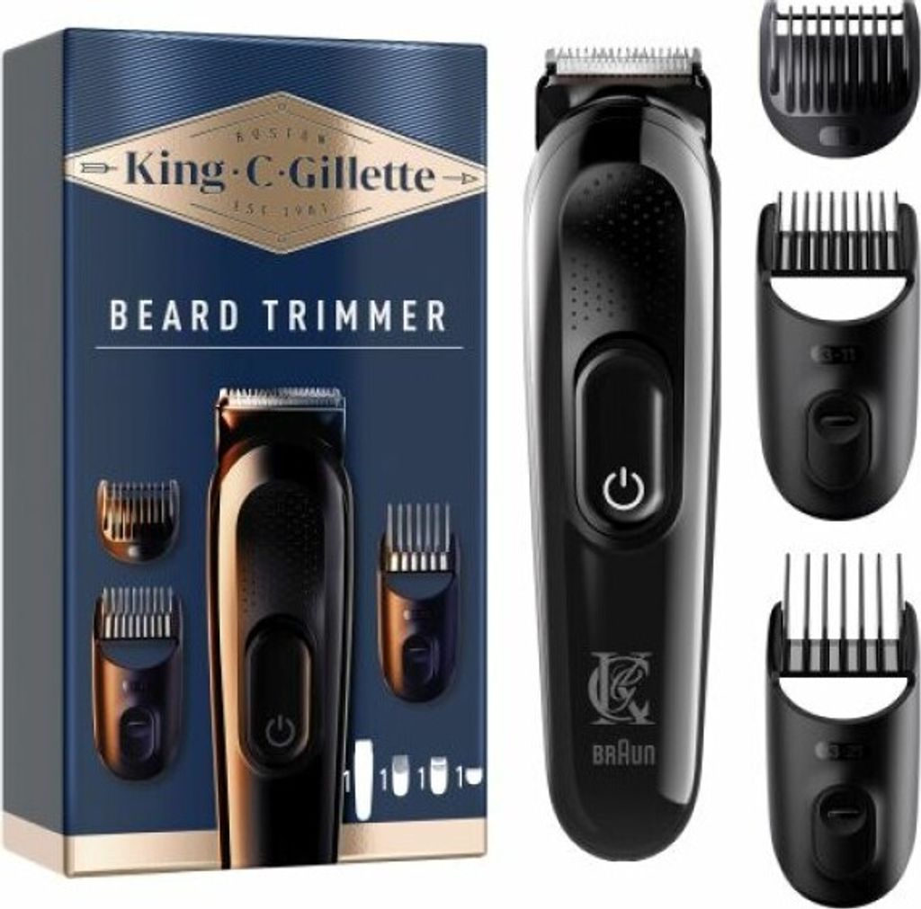 King C. Gillette trymer do brody, bezprzewodowy z ostrymi Zdjęcie produktu 