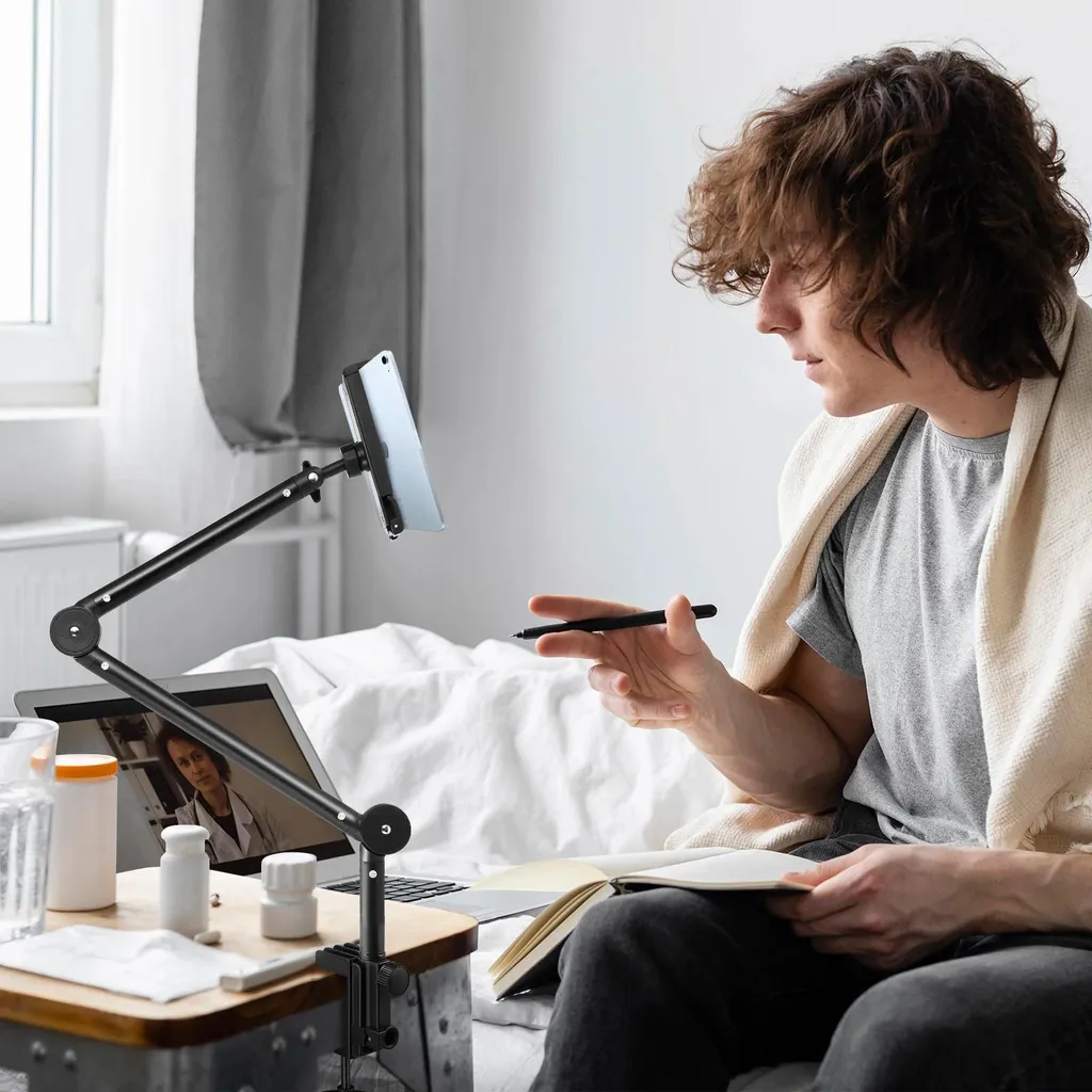 Support de Lit pour Tablette et Smartphone Idéal pour Voir des Films