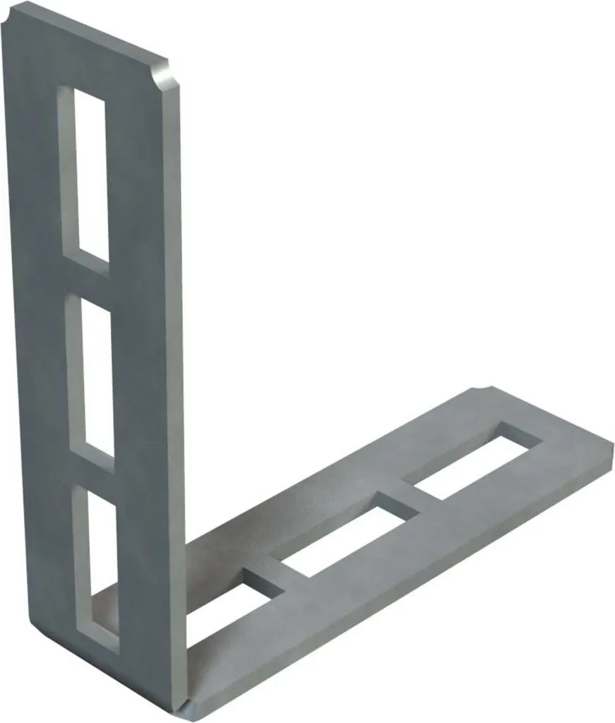OBO Bettermann CMW90FT Staffa 90° 102x102x30 Acciaio Zincato a Fuoco