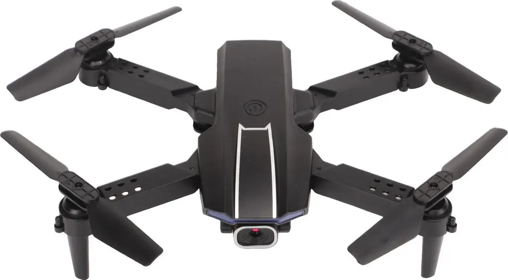 Drone quadricoptère noir pour randonnée et vidéo aérienne de loisir