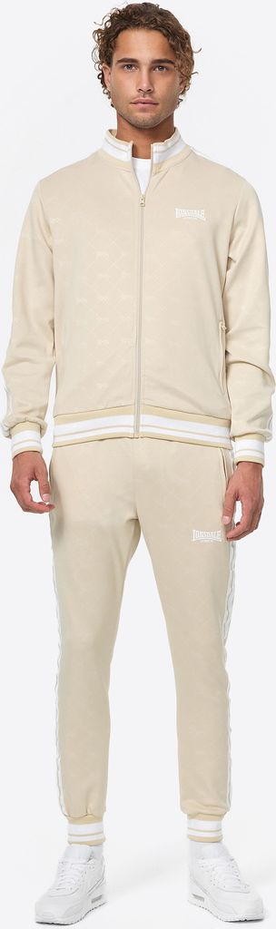 Lonsdale Herren Trainingsanzug Ashwell sand/white L