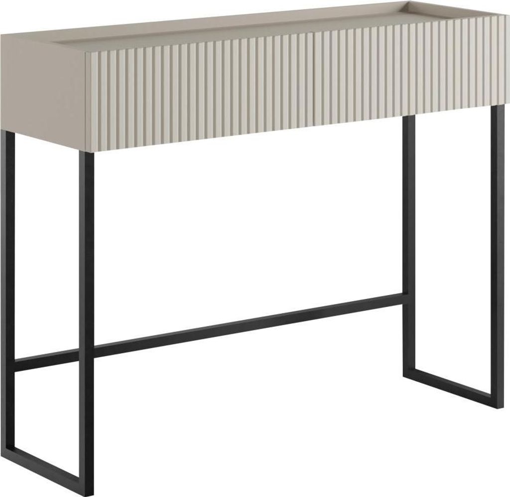 MIRJAN24 Konsolentisch Como 2SZ, Beine aus Metall, Stilvoll Kollektion (Farbe: Cashmere)