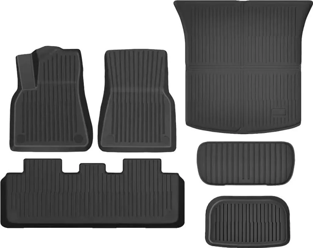 Tapis de sol intérieur auto pour famille et usage intensif lot complet 6pcs