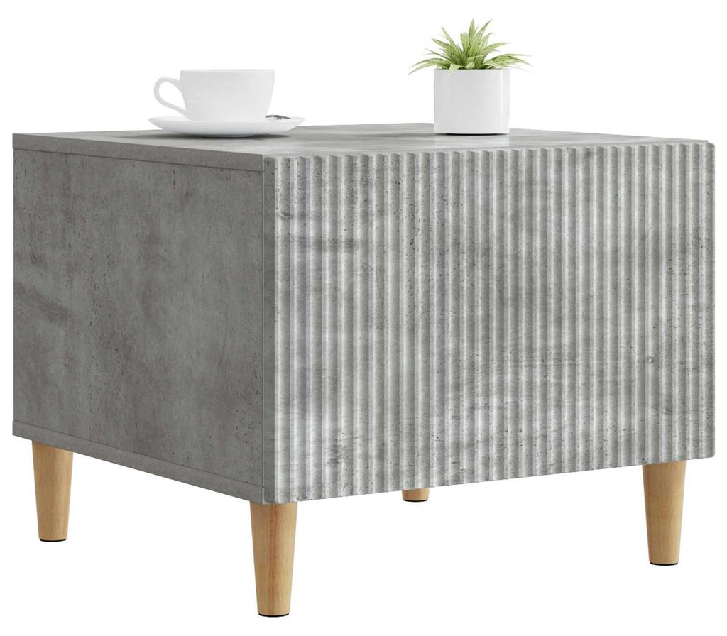 vidaXL Couchtisch Betongrau 49 x 50 x 40 cm Holzwerkstoff