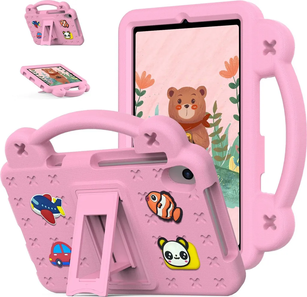 Custodia Lenovo Tab M8 4th/3rd/2nd Gen Rosa | Protezione Bambini Antiurto