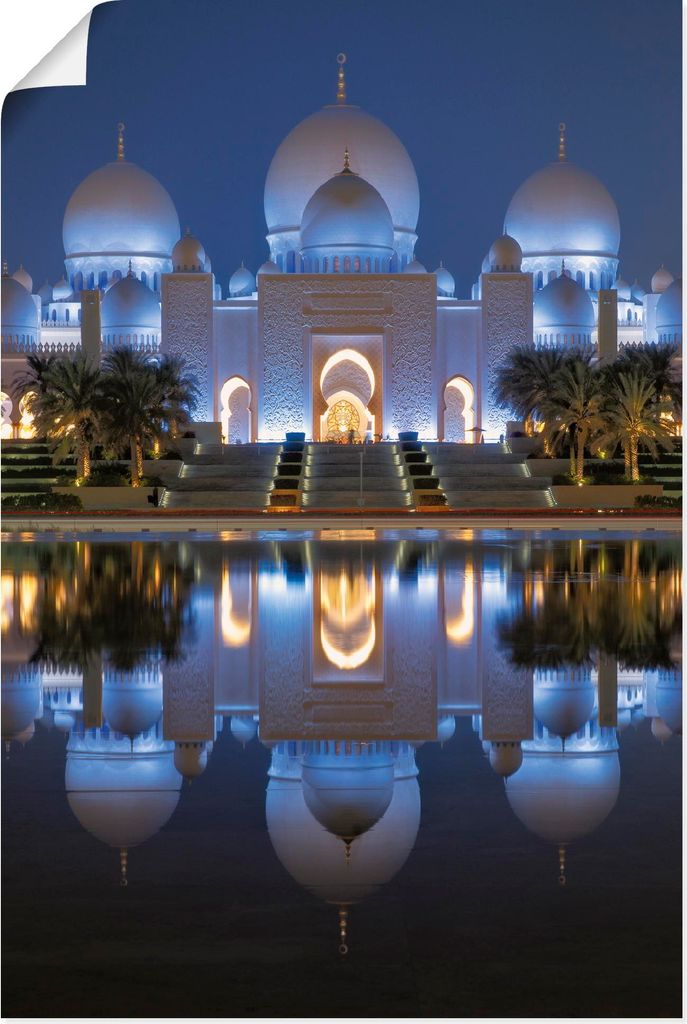 ARTland Poster Scheich-Zayid-Moschee Größe: 80x120 cm