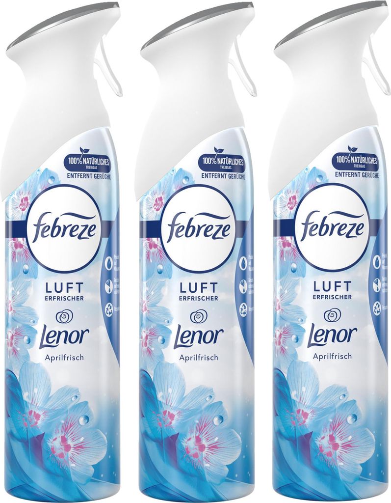 Febreze Lufterfrischer Lenor Aprilfrisch 300ml - Raumduft (3er Pack)