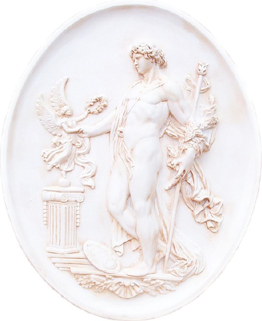 Design Wand Adam Bild Relief Antike Kunst Dekoration Statue Skulpturen Figuren