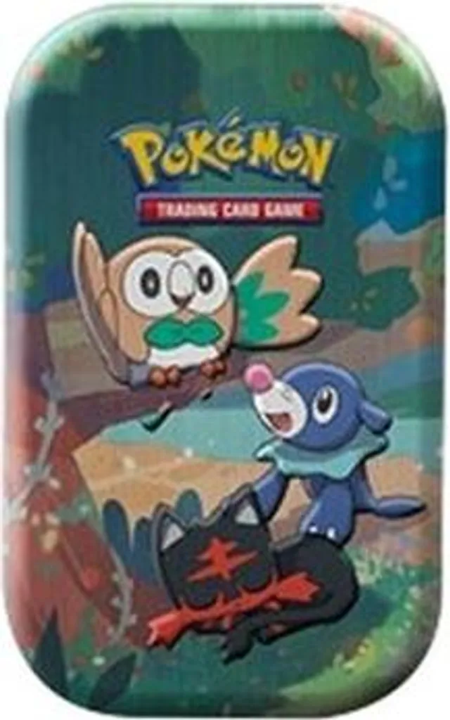 Mini Tin Pokémon Celebrations Alola : Édition Collector avec 3 Boosters