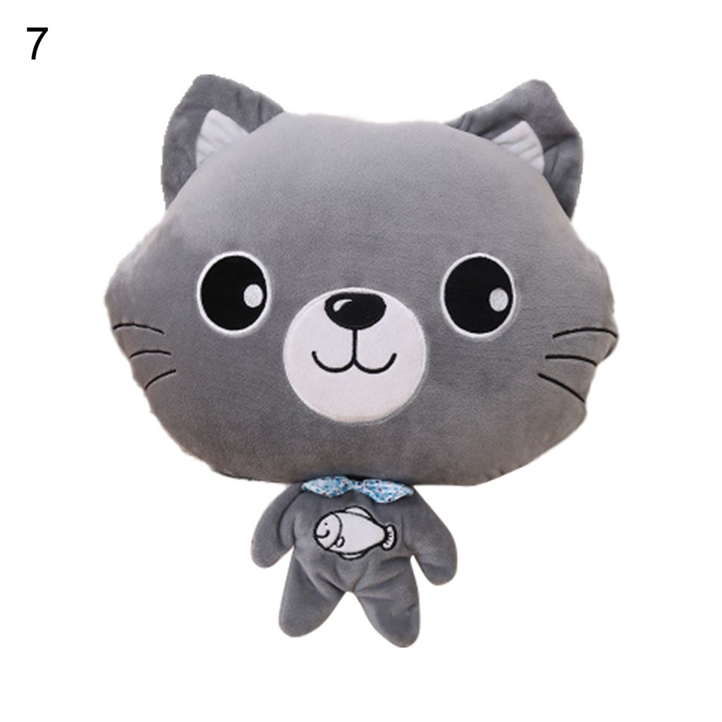 1 Set Kissen Kissen extra weiches Tier thematisch gefülltes Spielzeug Klimaanlage Decke Kissen Kissen für Zuhause-7