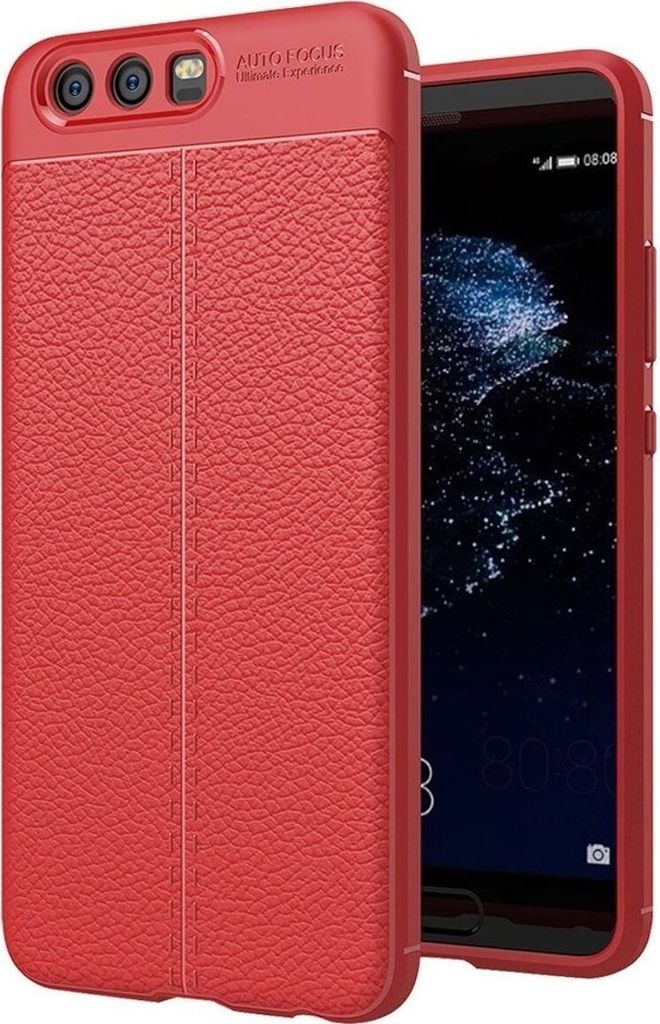 Handy Hülle Schutz Case für Huawei P10 Cover Rahmen Etui Rot