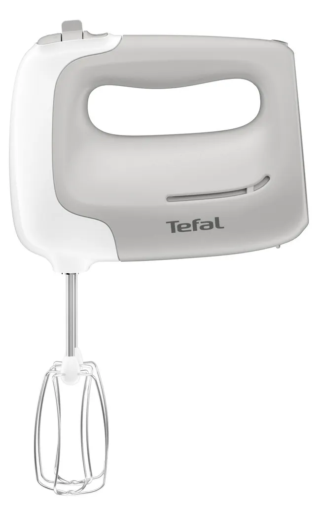 Tefal Mixeur à Main HT450B avec Fouets et Pétrins Inox - Moteur 450 Watts