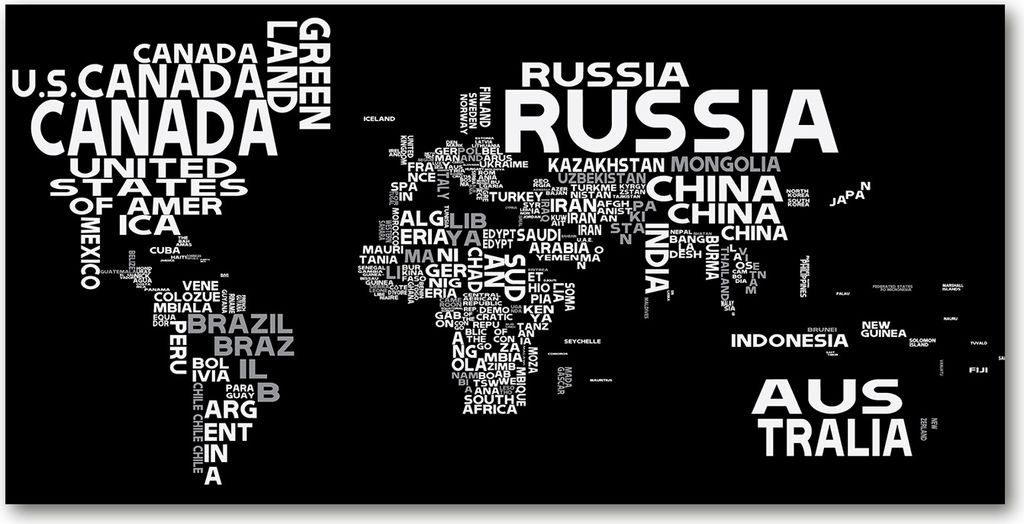 Tulup Küchenrückwand Spritzschutz aus Glas -100x50 -Spritzschutz auf gehärtetes GlasDeko Landkarten & Flaggen Weltkarte