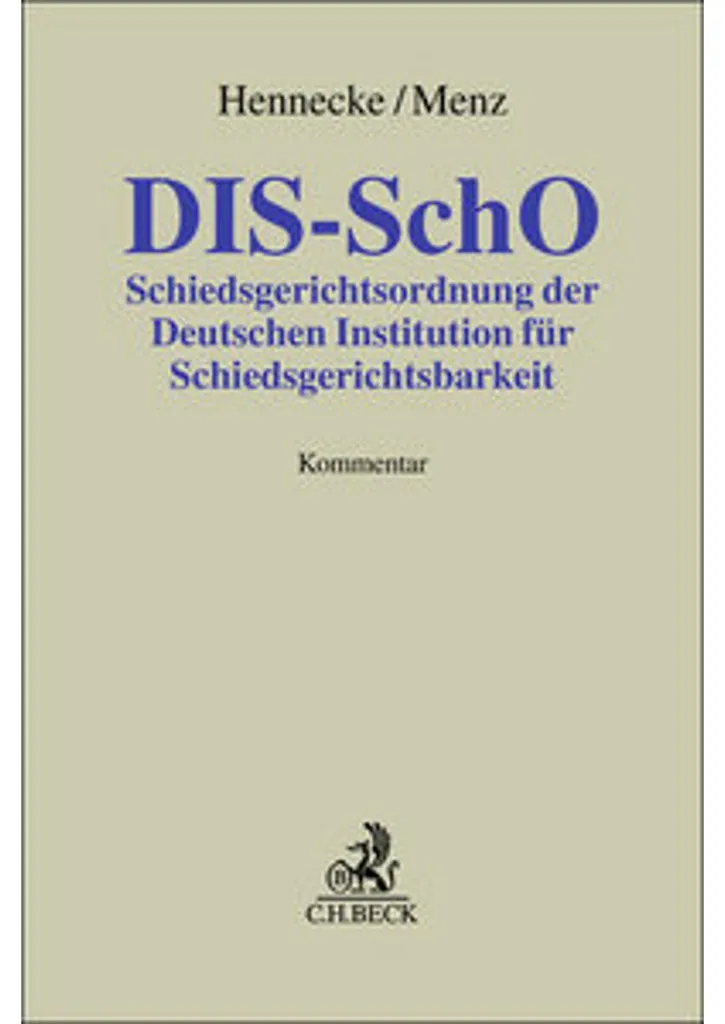 Guide Juridique DIS-SchO pour Arbitrage Commercial International