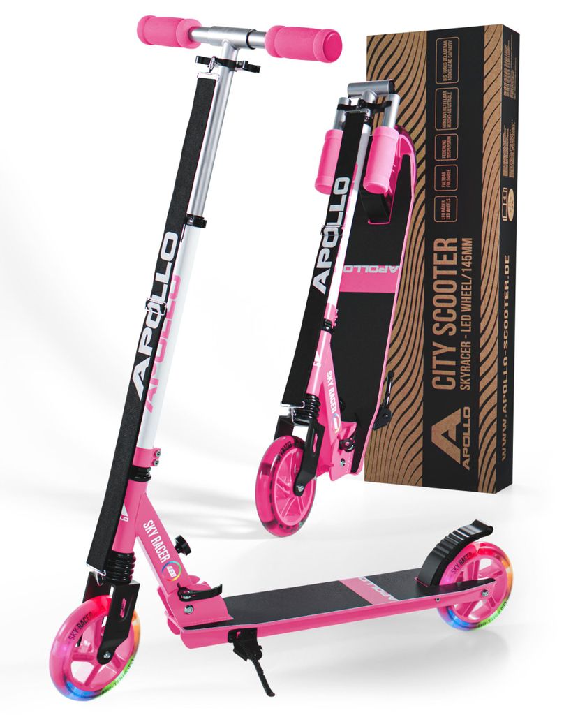 Apollo City Scooter SkyRacer - Pink Produktbild 