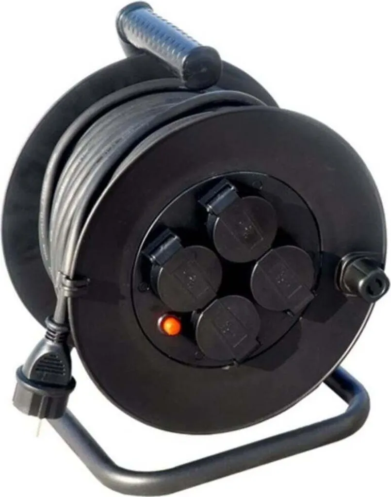 Cordon d'alimentation 25m Solight PB33 pour travaux extérieurs et jardin