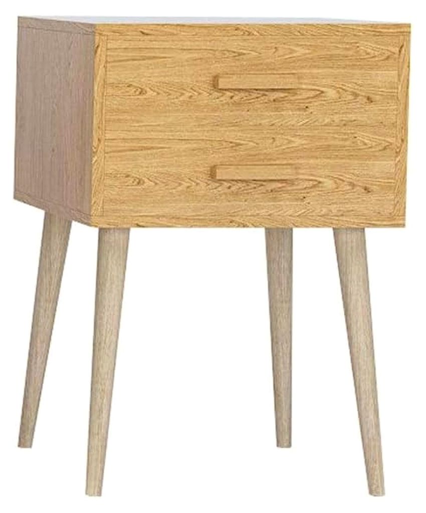 Nachttische aus Holz im modernen Design für das Schlafzimmer (Farbe: 02) (2)