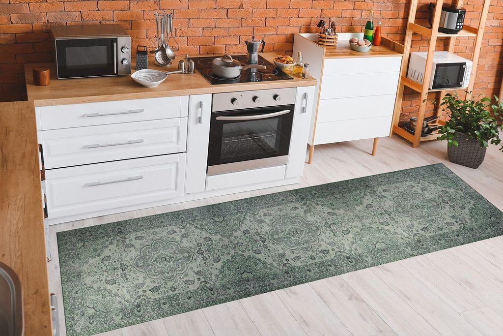 Conceptum Hypnose, Blues- Blues Chenille RTP, Bunt, Teppichläufer, 75 x 230 cm, 100% POLYESTER