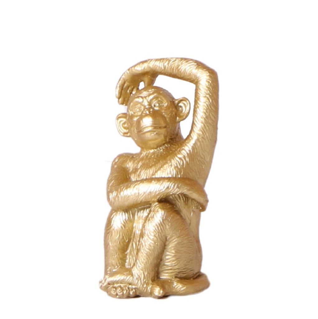 Kolibri Home | Ornament - Deko Statue Sitzender Affe