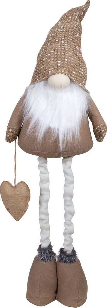 Weihnachten großer XL Deko Wichtel ausziehbare Beine Produktbild 