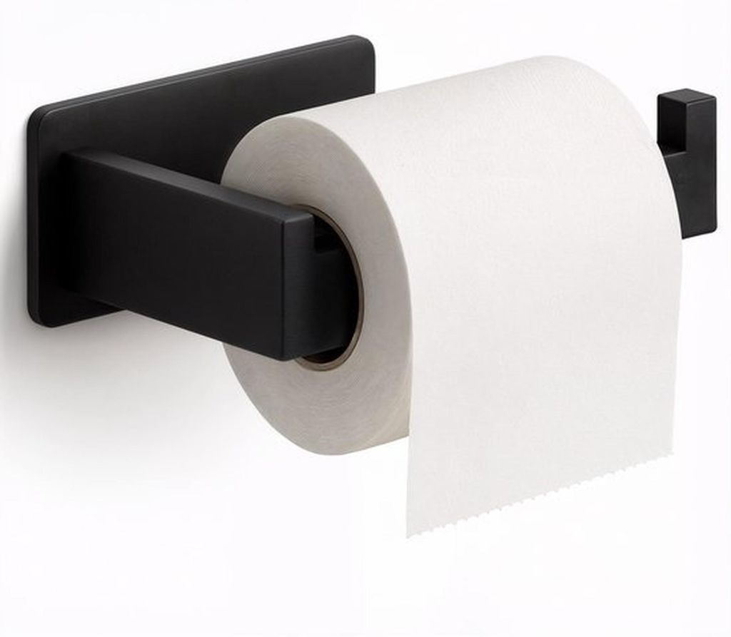 Minismus Edelstahl WC-Papierhalter – Klebeversion ohne Produktbild 