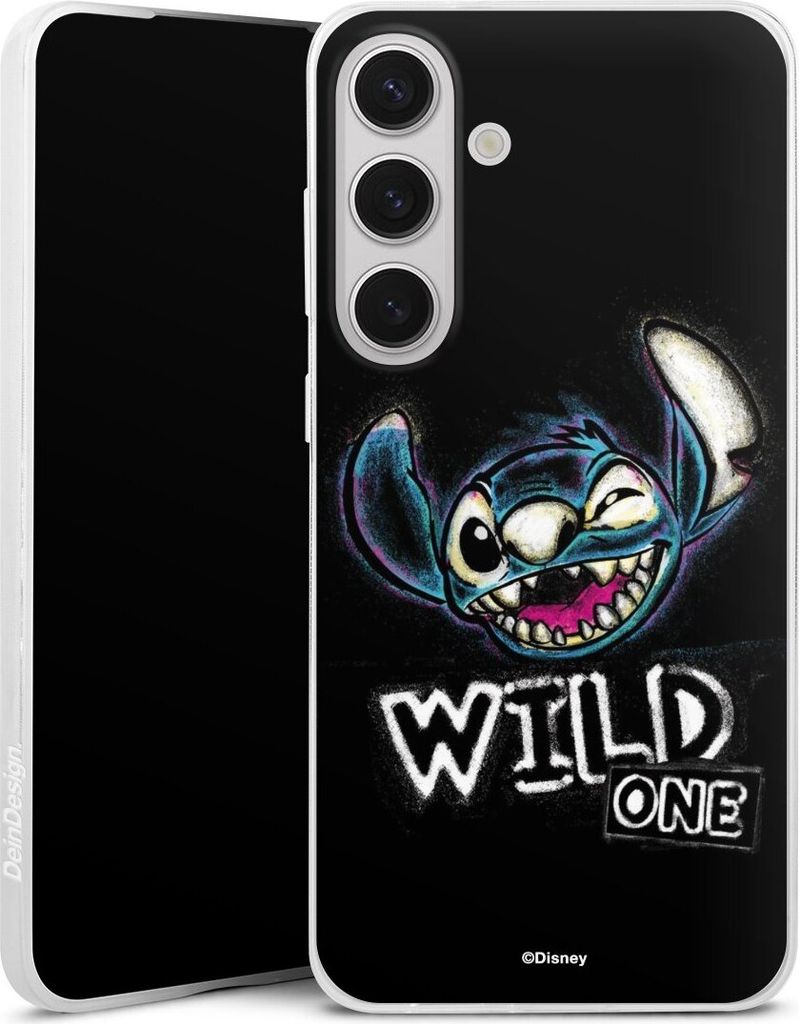 DeinDesign Slim Hülle für Samsung Galaxy S25+ Silikon Case Ultra Dünn Handyhülle Disney Offizielles Lizenzprodukt Lilo & Stitch