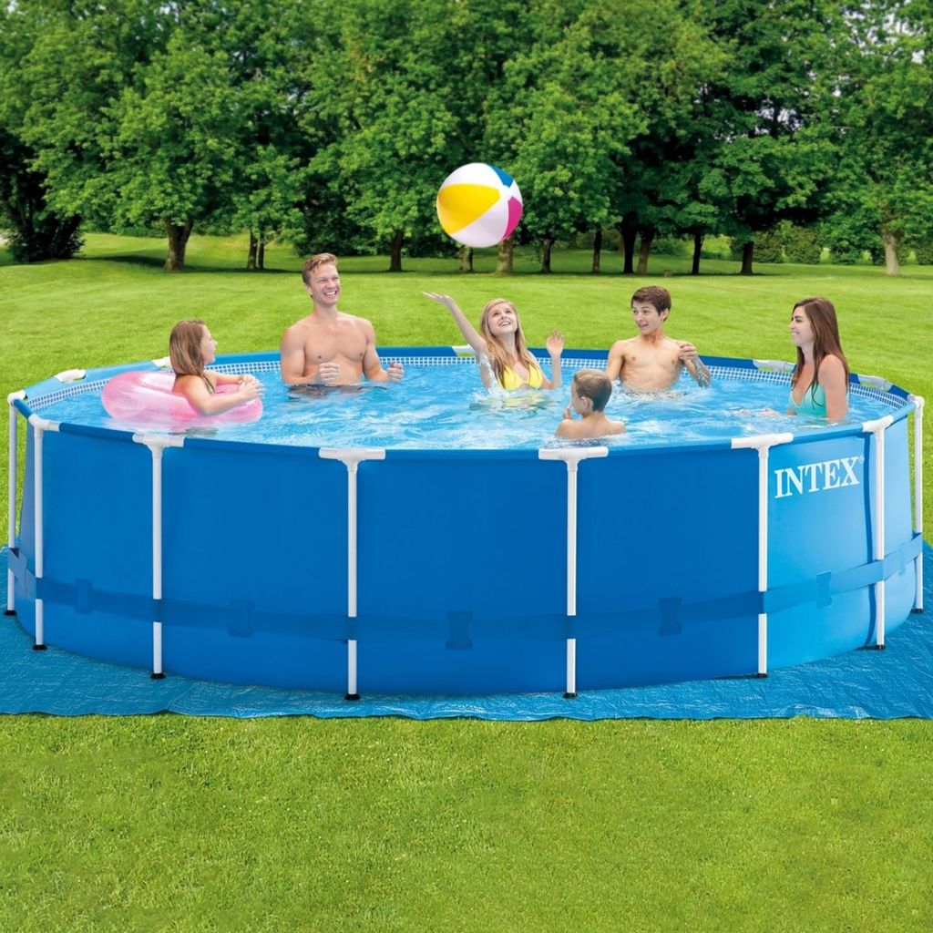 Intex Metall Frame Pool 457x122cm, inkl. GS-Filterpumpe Produktbild 16
