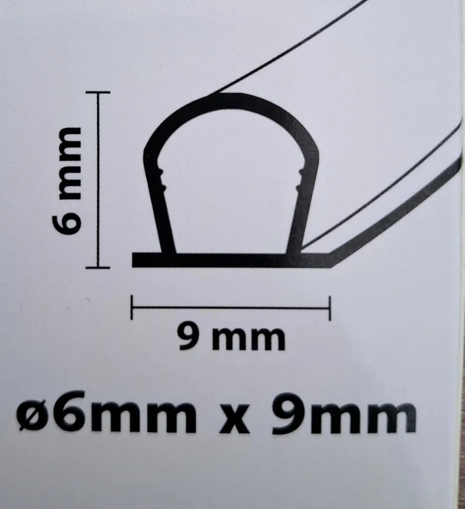 Joint acoustique en silicone blanc 2x3m haute isolation phonique - 2