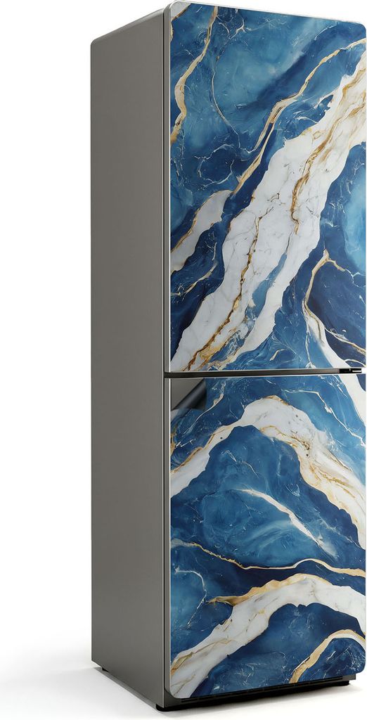 Abstraktes Marmormuster – Magnetische Kühlschrank Abdeckung – Dekorfolie magnetisch Küche – Kühlschrank Magnet Deko – selbstklebende Mag...