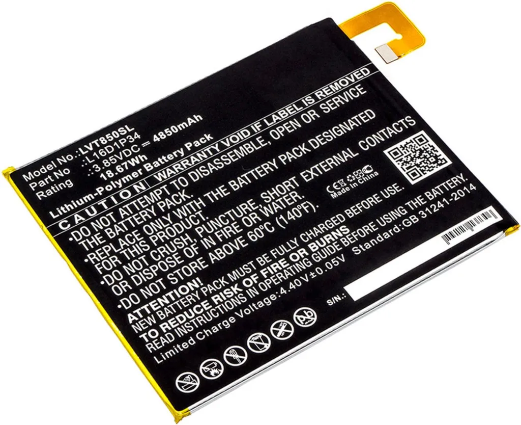 Batterie pour tablette Lenovo Tab 4 8 idéale en voyage