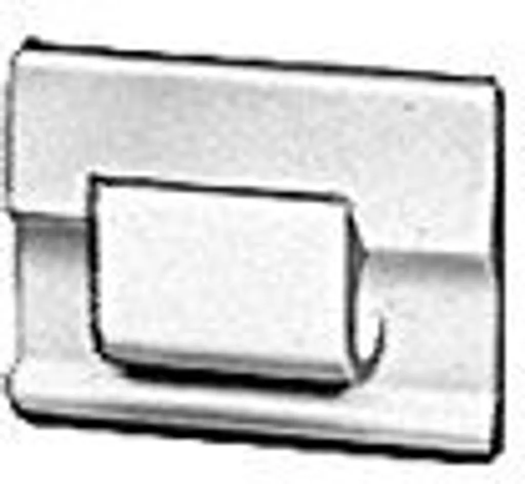 Plaque Hella Clip Blanche 102 mm - Adhésif renforcé et haute résistance