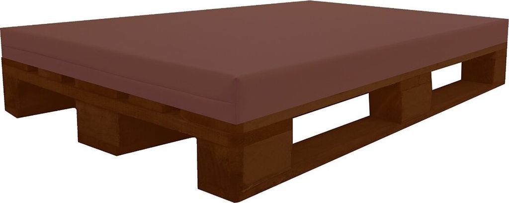 PALETTENKISSEN (120x80x8 cm (Orchidee) MATRATZENKISSEN Mit Kunstleder flammhemmend MVSS 302 - UV stabilisiert SCHAUMSTOFF FÜR EUROPALETTE - RG40/6...