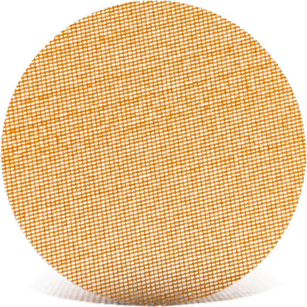 MENZER Ultranet Klett-Schleifgitter, 125 mm, f. Exzenterschleifer, Weißes Edelkorund (25 Stk.) K240