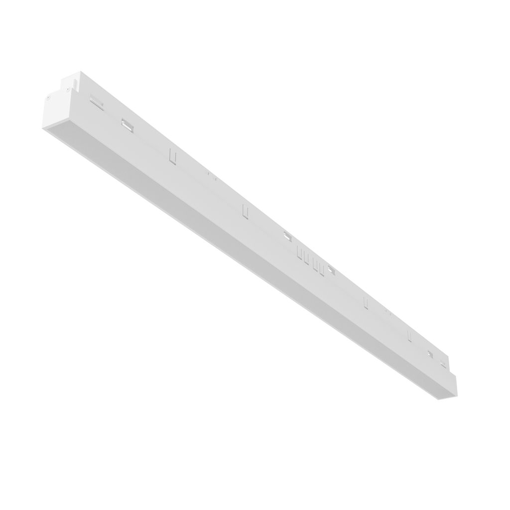 Maytoni Langfeldleuchte für Magnetschienensystem Exility Basis LED incl. Weiß aus Aluminum 24W für Küche, Schlafzimmer, Wohnzimmer, Esszimme...